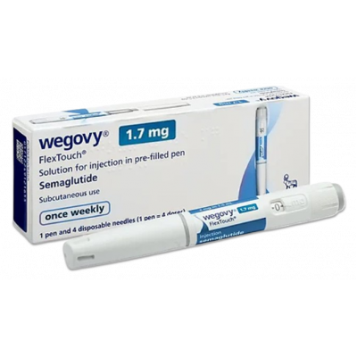 WEGOVY 1.7 MG FLEXTOUCH ( SEMAGLUTIDE ) SOLUTION FOR SUBCUTANEOUS INJECTION PRE-FILLED PEN